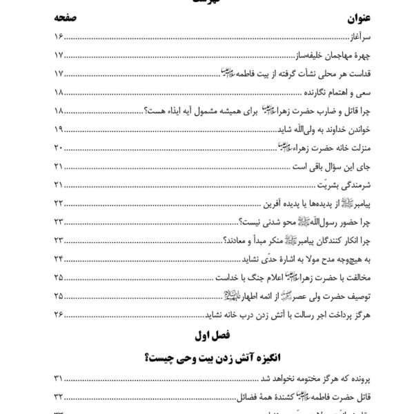 احراق بیت حضرت فاطمه سلام الله علیها